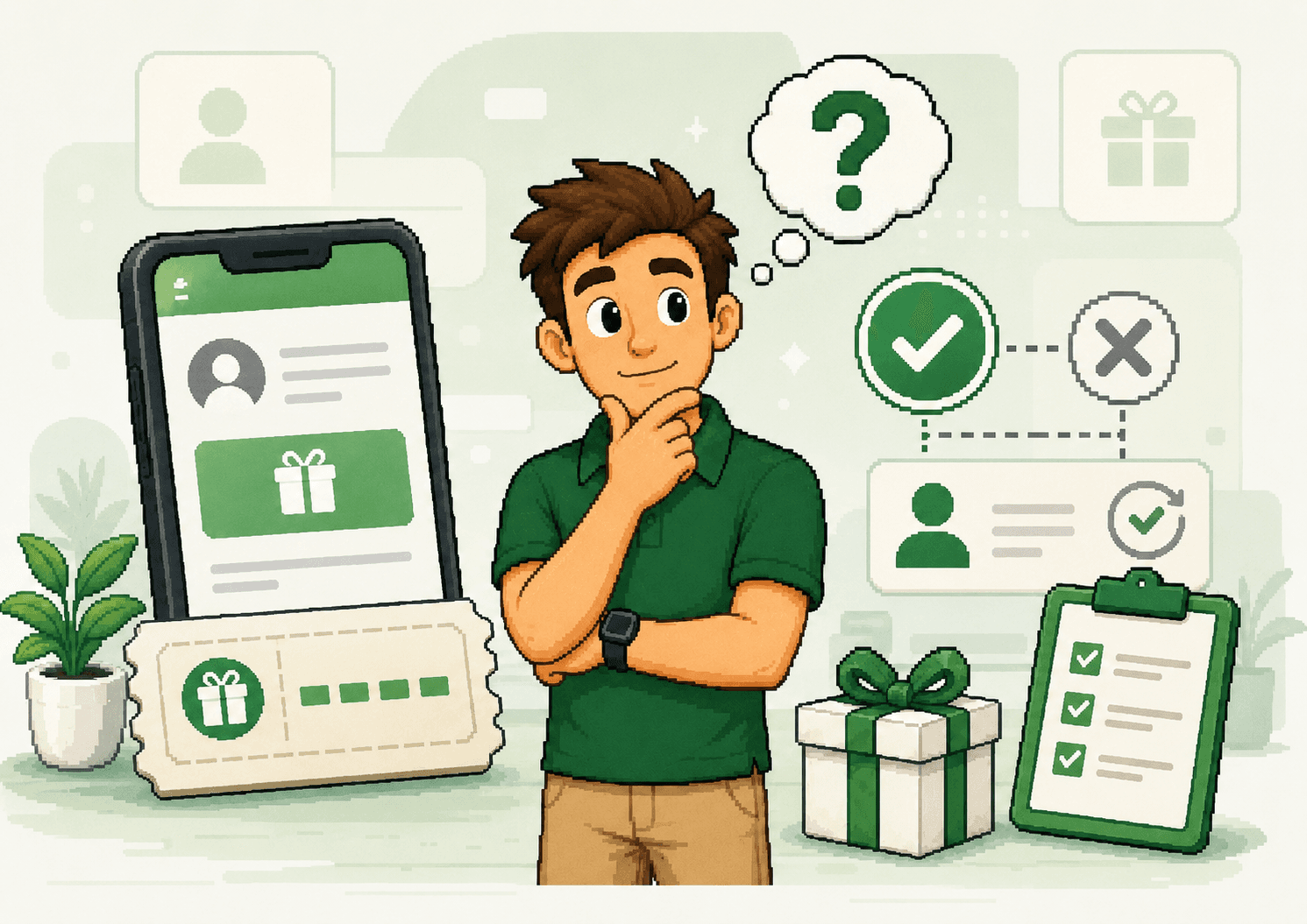 A customer checking whether they can use a referral code on an existing account